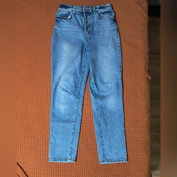 H&M Denim - H&M Blue Denim Mom Jeans
